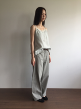 [SET]Mute Curved Pants + Belt