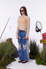 SUMMER NET KNIT [IVORY]