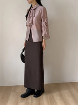 Lucia Tie See-through Blouse