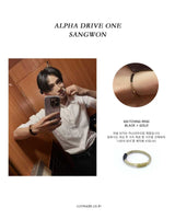 [CCNMADE] Matching Ring_Type02 (Black+Black&silver)