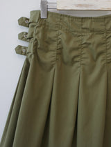 fancy buckle wrap skirt 
