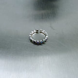 Multicolor Stone Open Ring