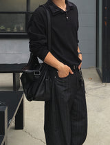Porta Double Collar Knit 3C