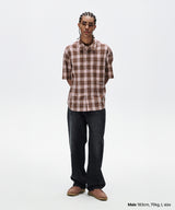 OMBRE CHECK HALF SHIRT