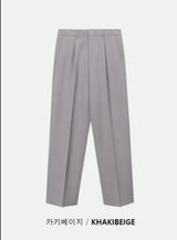 [4SEASON] Basic semi wide slacks(6color)