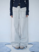 BELTED POCKET COTTON PT SAND RAW