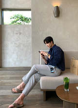 Wonderant Ice Cotton Linen Overfit Shirt