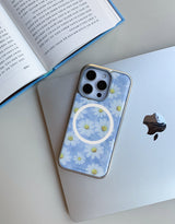 [MADE]スカイガーデン シルバーエポキシ バンパー iPhoneケース MagSafe