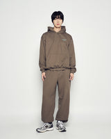 25FW ボーダーラインベーシックロゴフーディー ココア