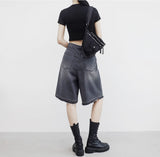 Oban Pintuck Damage Bermuda Pants