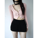 【MADE】micromini cardigan, mellow pink