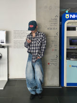 ミニンチェックベーシックソフトシャツ 10C