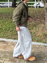 Balloon double knee sweatpants