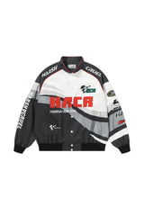 レトロエンブロイダードレーシングジャケット