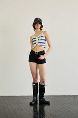 MIMI STRIPE SLEEVELESS / BLUE