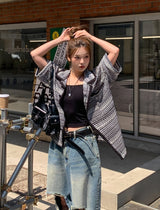 Lecle Funky Damage Balloon Denim Pants