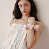 Ribbon Frill Sleeveless (White)