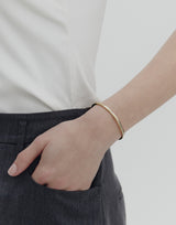 26SS★ [Premium Plating] Precise AB Single Cuff Bangle