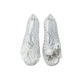 FLOWER BEAD JELLY SHOES