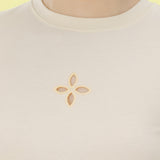 クローバーTシャツ (cream)