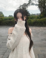 sugaprim off-shoulder ribbon over NT