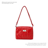 ブロックバッグ (Silver, Red)