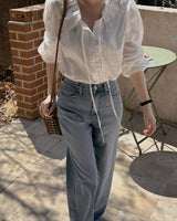 Refun frill blouse