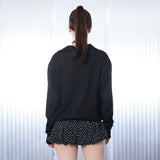 Eyelet polo Shirt [Black]