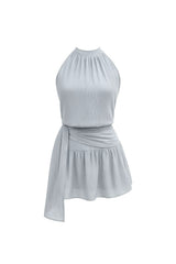 Romang Semi-Halterneck Blouse Ops