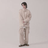 grunge wide cargo pants_lightbeige