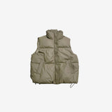 Jeno, high neck vest padded jacket.