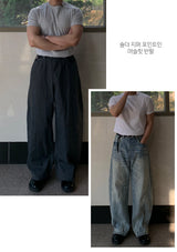 マイエラ ショルダージッパー マッスルフィット ショートスリーブ Tシャツ