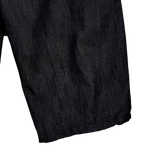 ノンフェイドチェックレイヤードデニムパンツ