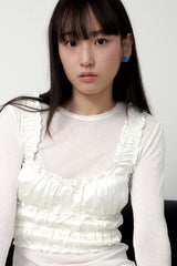 rose formica earring - blue