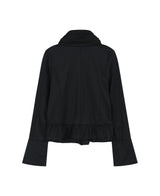 ラッフル2WAYジップアップ - Black
