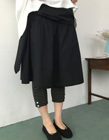 バヨカラーボーダーバンド7分丈パンツ