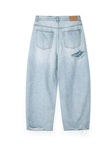 Decken Damaged Wide Denim Pants