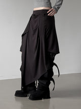 Pinched Drape Skirt