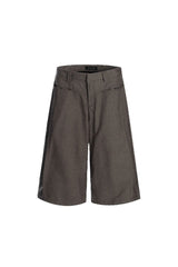 Solid Color Blade Cargo Shorts