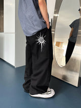 Click Carpenter Cotton Wide Pants 2C