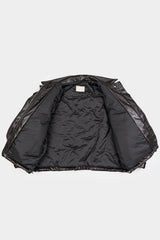 Bolt padded leather jacket