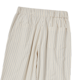 25SS ストライプセットアップルーズフィットパンツ アイボリー