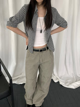 Lecca Rolled-up Check Shirt