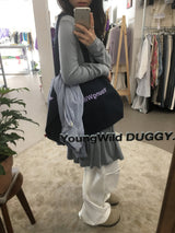 【即日発送】YWD ツイルエコバッグ ネイビー