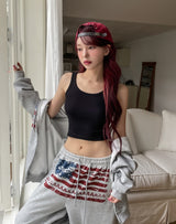 [U-BASIC] Boldy Brushed Crop Sleeveless