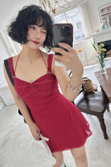 LAZY DOT MINI DRESS