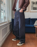 Dane raw wide denim