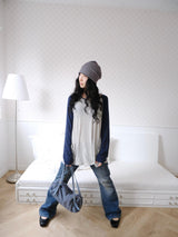 belt suede shoulder bag