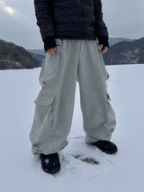 Double Pocket Multi Cargo Sweatpants 4C