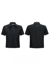 Washed Crinkle Polo Shirt